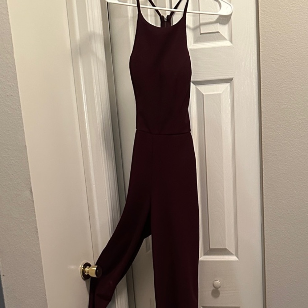 Speechless 2018 Chic Wine Pocketed Jumpsuit